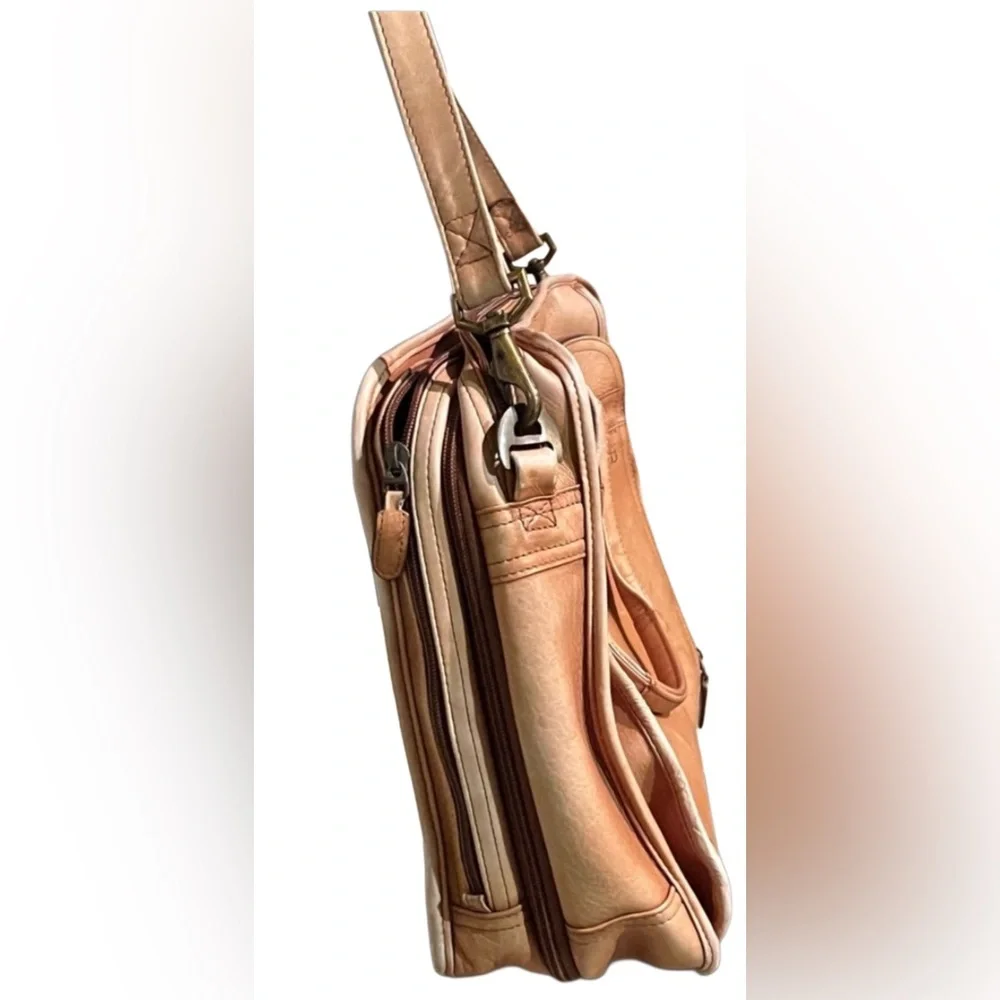 Dorado Leather Men's Shoulder Briefcase/Tote Bag